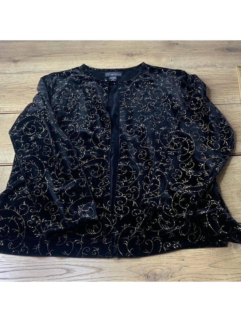 Women’s Elementz Velvet Cardigan Size XL